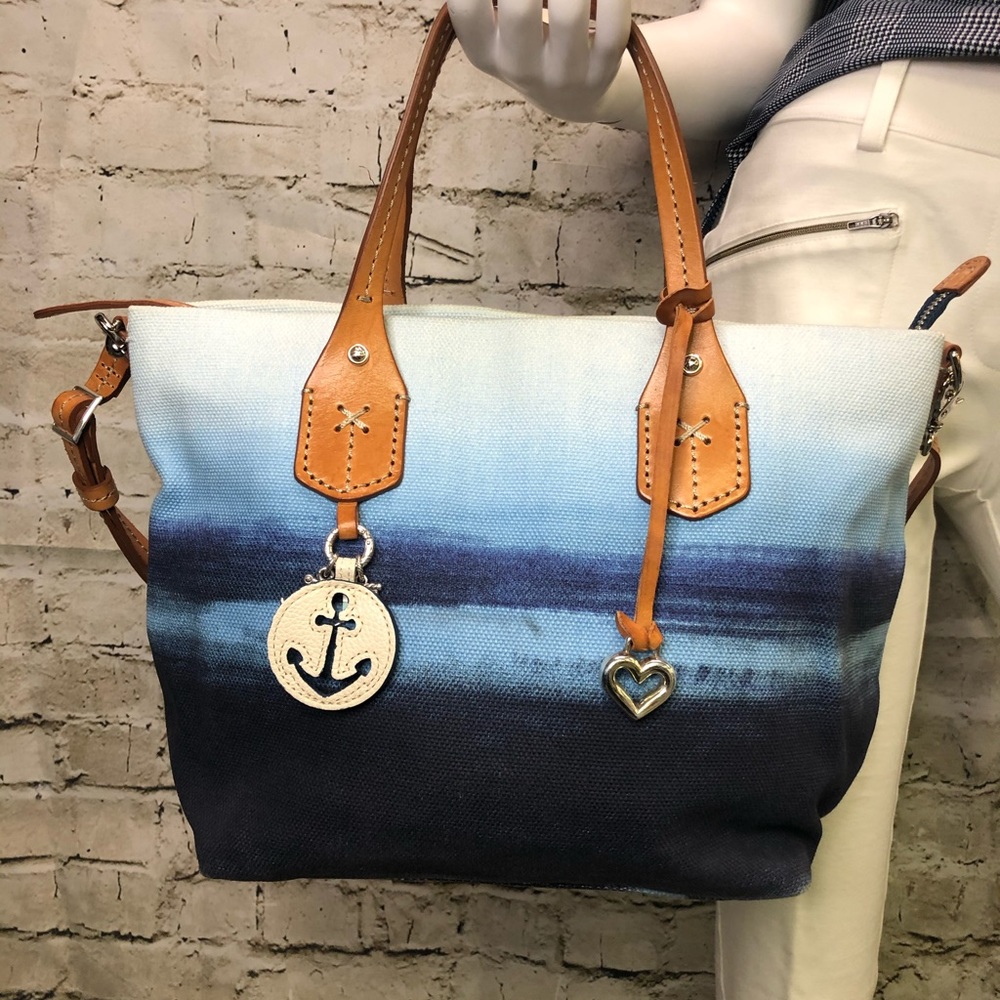 Brighton Blue Lake Soft Satchel